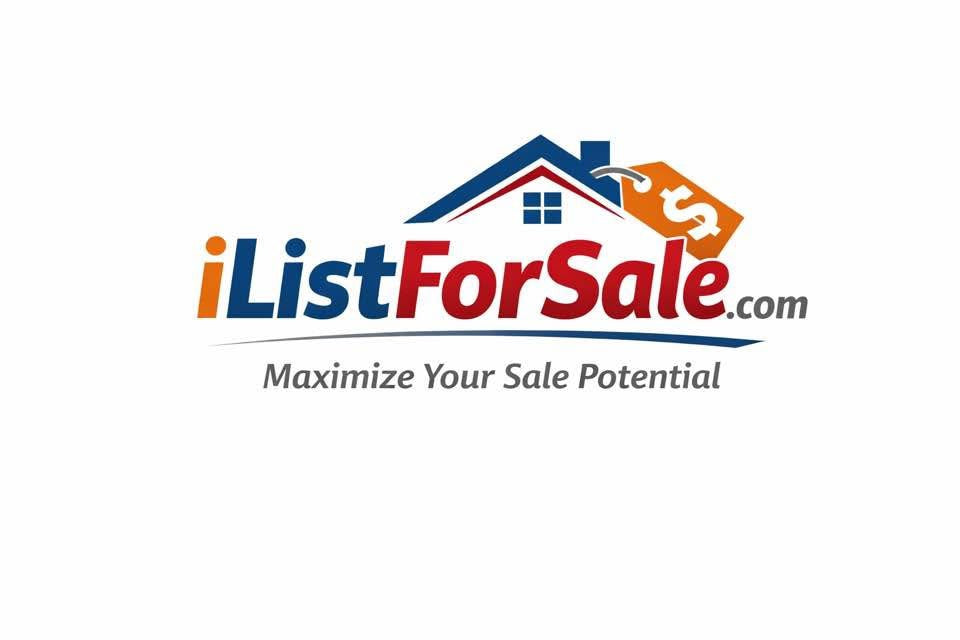 iListForSale.com logo concept — house with price tag